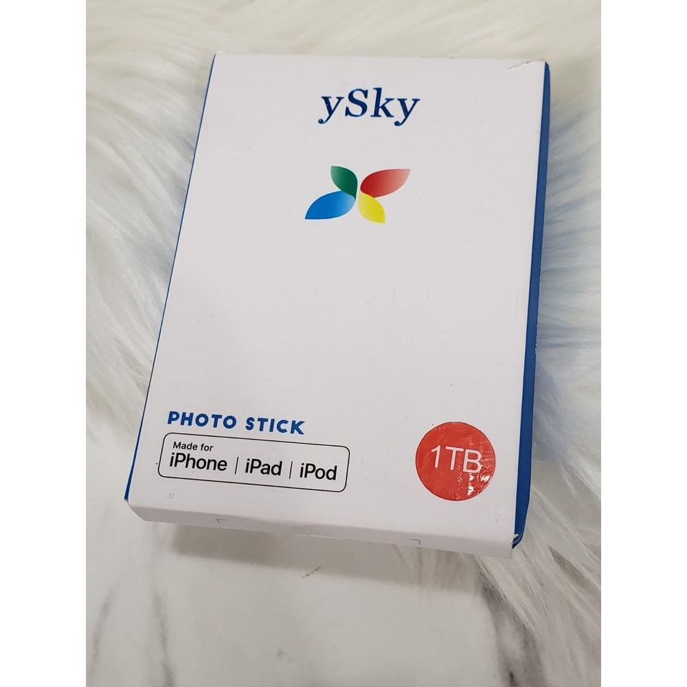 NEW OPEN BOX Ysky Photo Stick Keychain Phone Memory Flash‎ Drive 1TB